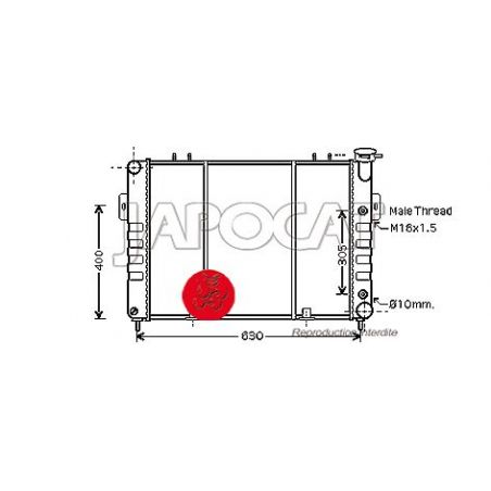 RADIATEUR de Refroidissement