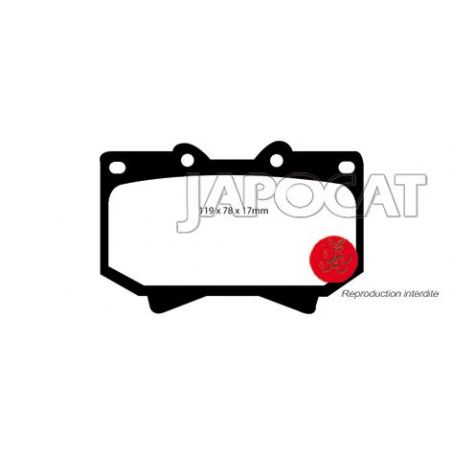 PLAQUETTES de FREIN Avant EBC Greenstuff