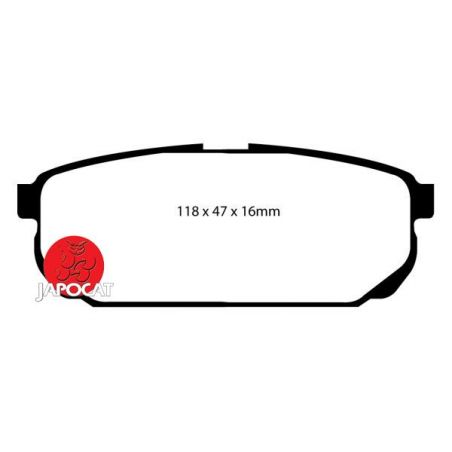 PLAQUETTES de FREIN Arrière