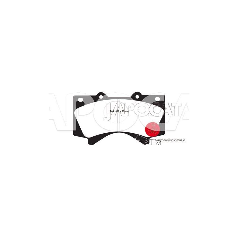 PLAQUETTES de FREIN Avant