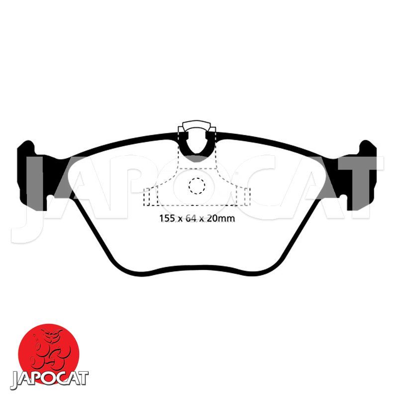 BRAKE PADS Set (Front) (EBC Greenstuff)