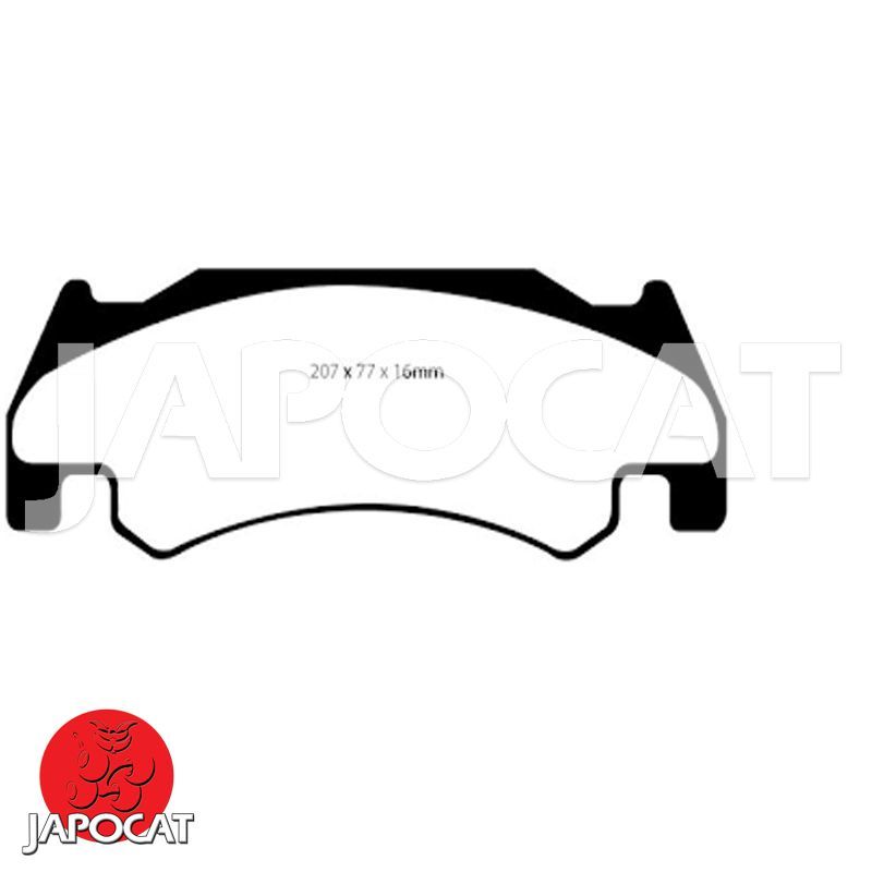 PLAQUETTES de FREIN Avant EBC Greenstuff