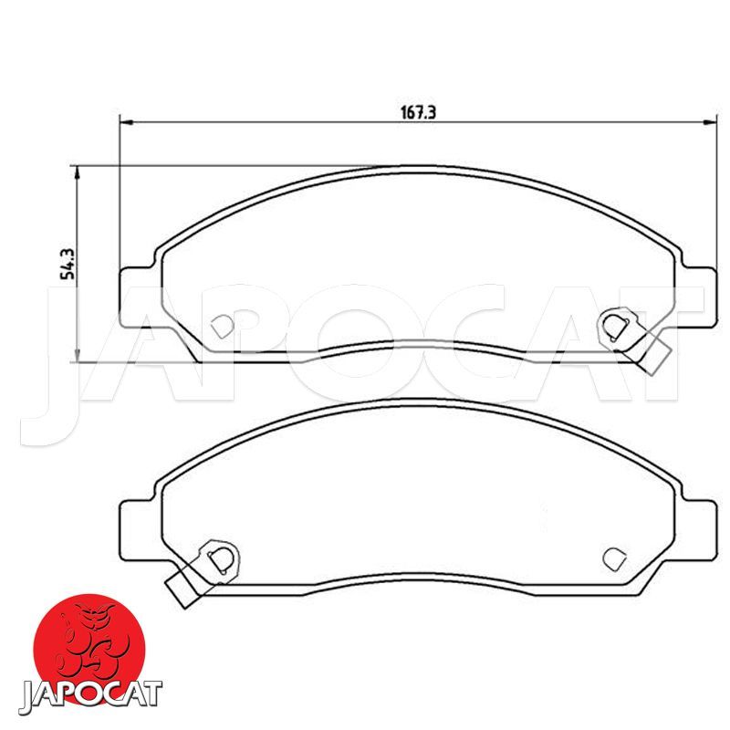 BRAKE PADS Set (Front) (EBC Greenstuff)