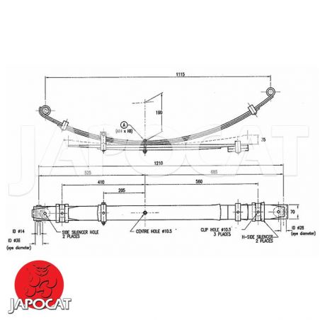 PAQUET de LAMES Arrière Standard