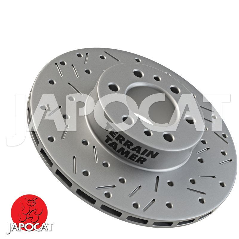 DISQUE de FREIN Avant Rainuré/Percé TT (L'unité)