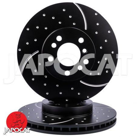 BRAKE DISC (Front, Pair, Dimpled & Slotted) (EBC)