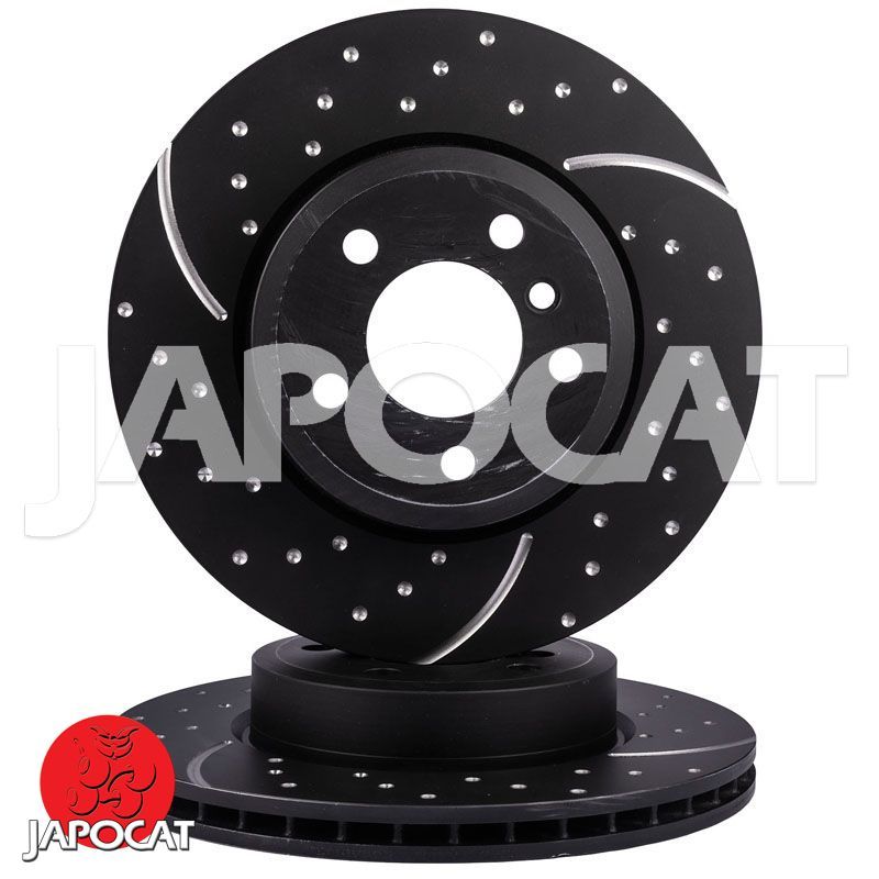 DISQUE de FREIN Avant Rainuré/Pointé EBC (La Paire)