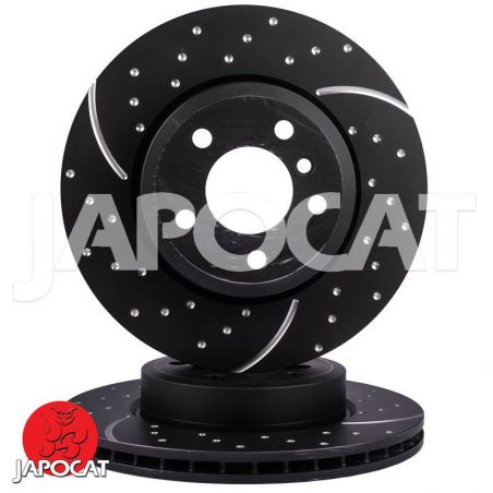 BRAKE DISC (Front, Pair, Dimpled & Slotted) (EBC)