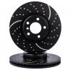 BRAKE DISC (Front, Pair, Dimpled & Slotted) (EBC)
