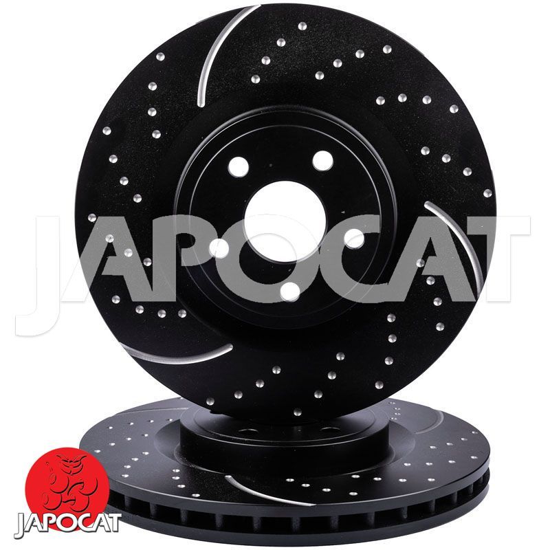 DISQUE de FREIN Avant Rainuré/Pointé EBC (La Paire)