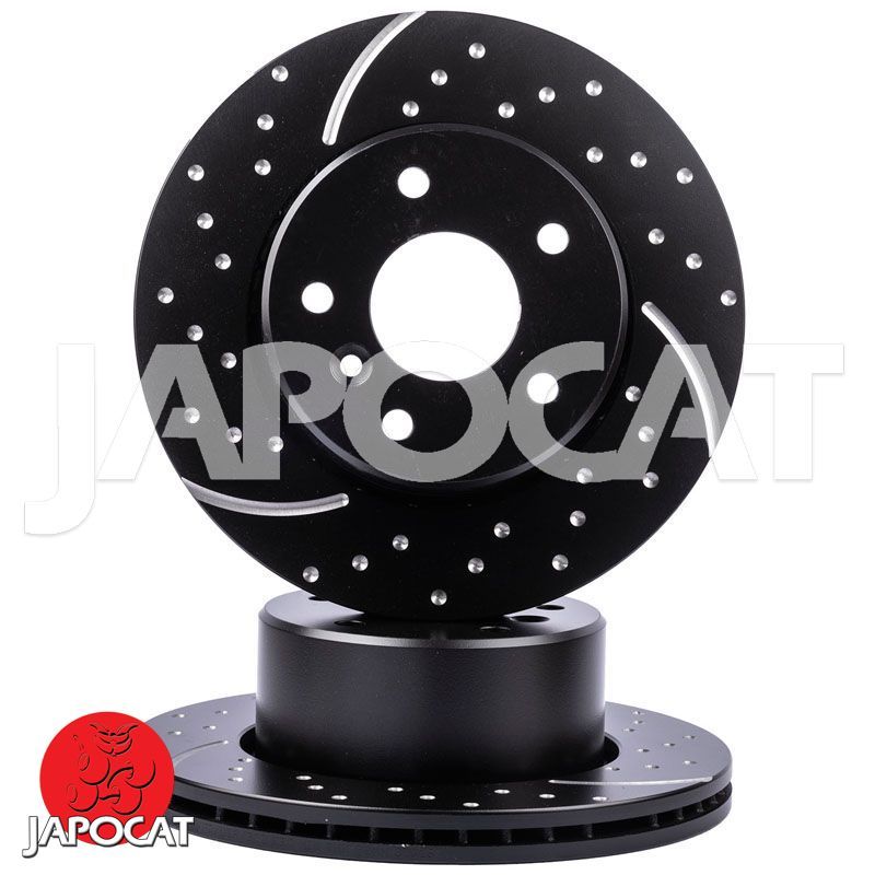 BRAKE DISC (Front, Pair, Dimpled & Slotted) (EBC)