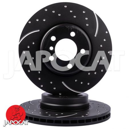 DISQUE de FREIN Avant Rainuré/Pointé EBC (La Paire)