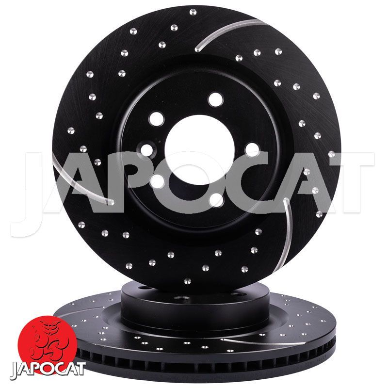 DISQUE de FREIN Avant Rainuré/Pointé EBC (La Paire)