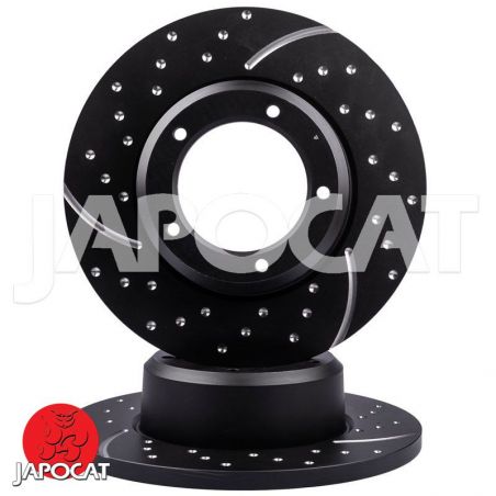 BRAKE DISC (Front, Pair, Dimpled & Slotted) (EBC)