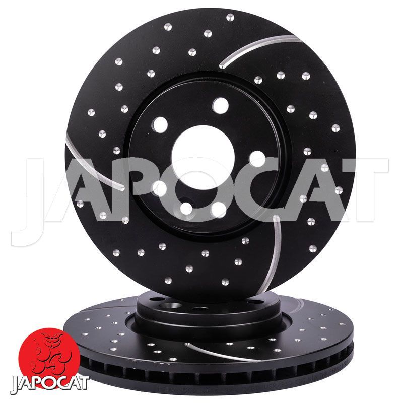 DISQUE de FREIN Avant Rainuré/Pointé EBC (La Paire)