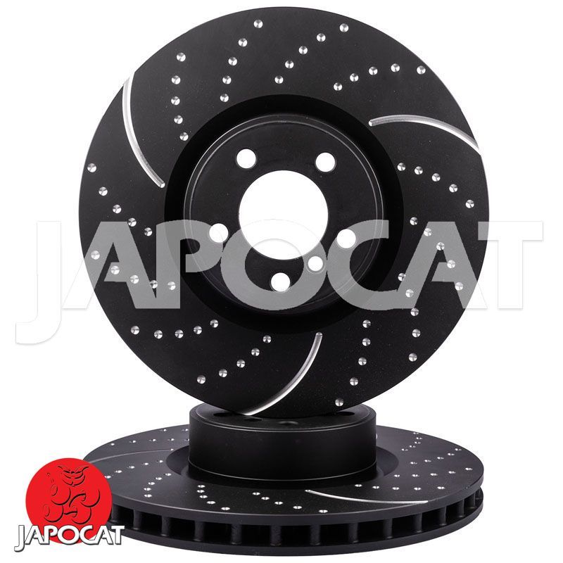 DISQUE de FREIN Avant Rainuré/Pointé EBC (La Paire)