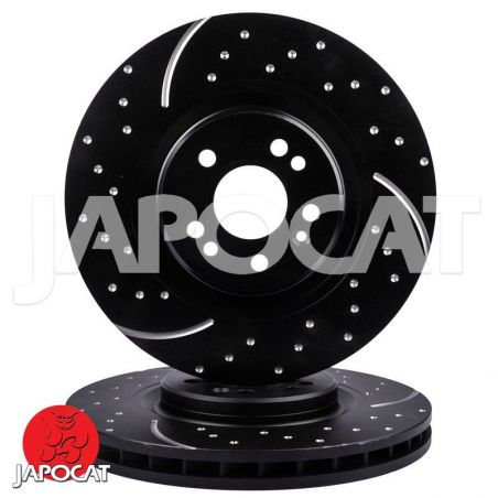 BRAKE DISC (Rear, Pair, Dimpled & Slotted) (RDA)