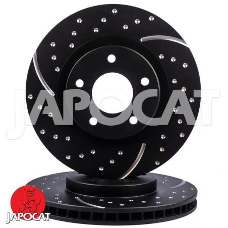 BRAKE DISC (Front, Pair, Dimpled & Slotted) (RDA)