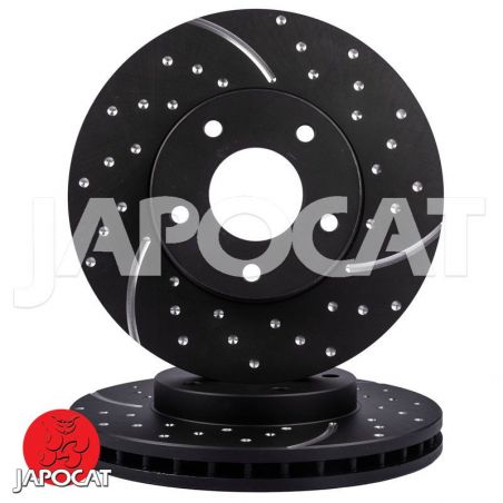 BRAKE DISC (Front, Pair, Dimpled & Slotted) (EBC)