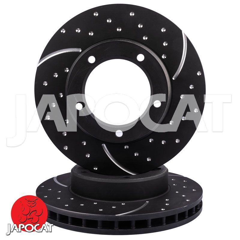 DISQUE de FREIN Avant Rainuré/Pointé RDA (La Paire)