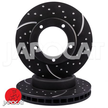 BRAKE DISC (Front, Pair, Dimpled & Slotted) (RDA)