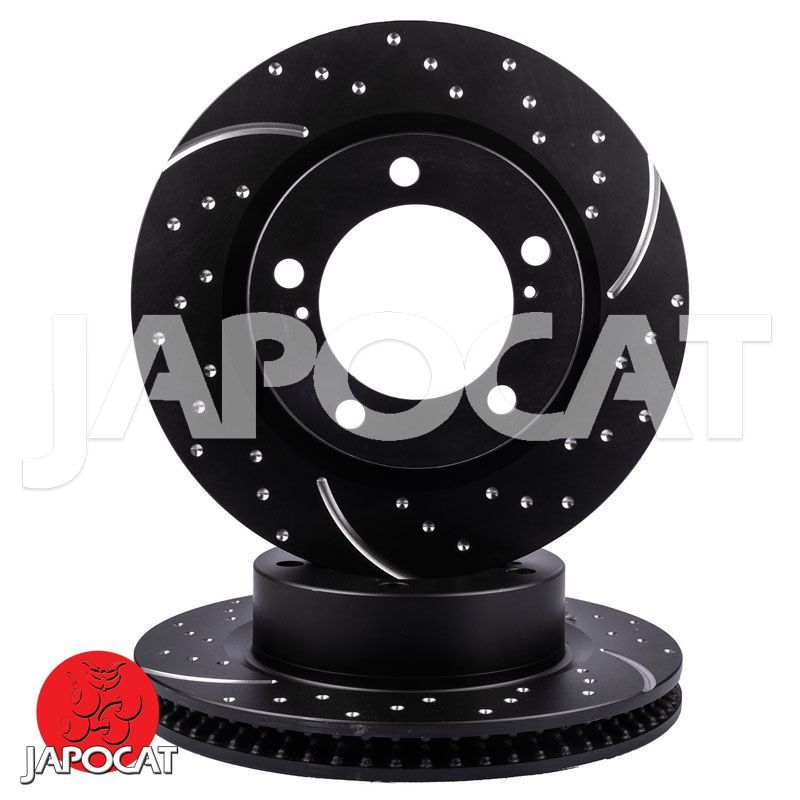 BRAKE DISC (Front, Pair, Dimpled & Slotted) (RDA)