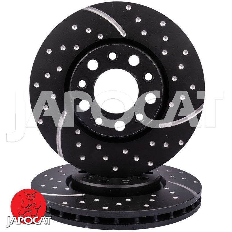 DISQUE de FREIN Avant Rainuré/Pointé EBC (La Paire)