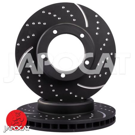 DISQUE de FREIN Avant Rainuré/Pointé RDA (La Paire)