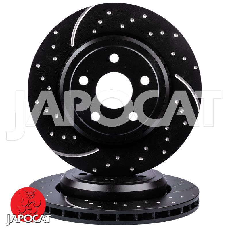 DISQUE de FREIN Arrière Rainuré/Pointé EBC (La Paire)