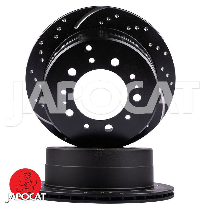 DISQUE de FREIN Arrière Rainuré/Pointé RDA (La Paire)