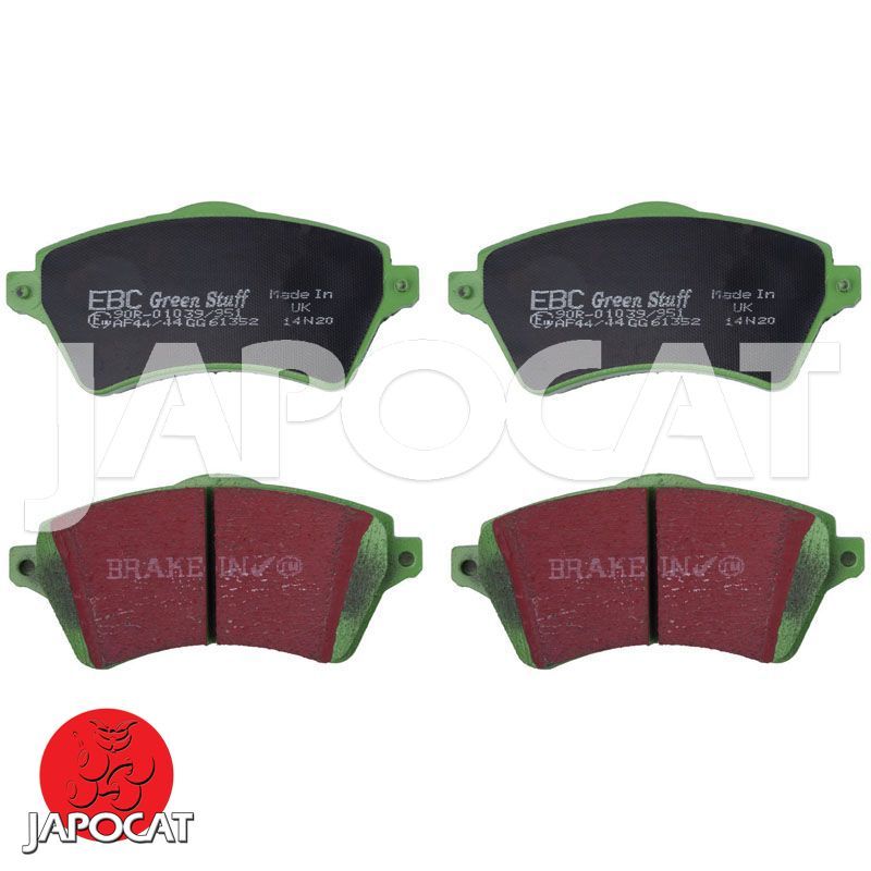 PLAQUETTES de FREIN Avant EBC Greenstuff