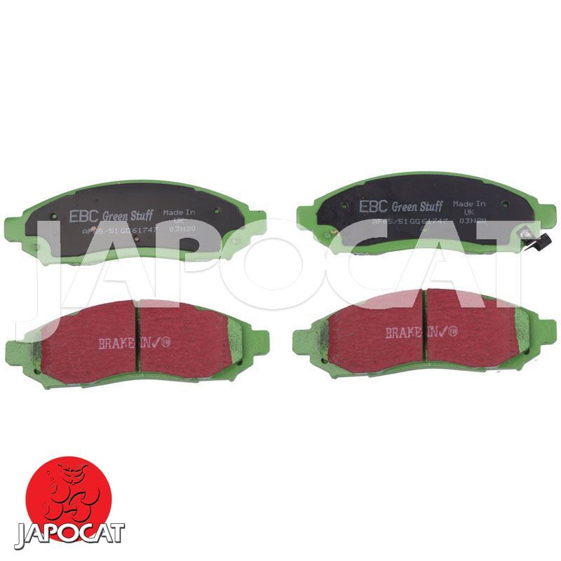 PLAQUETTES de FREIN Avant EBC Greenstuff