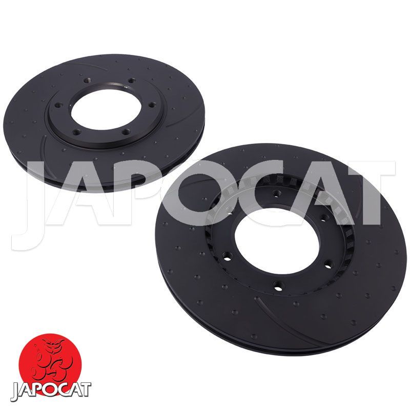 DISQUE de FREIN Avant Rainuré/Pointé RDA (La Paire)