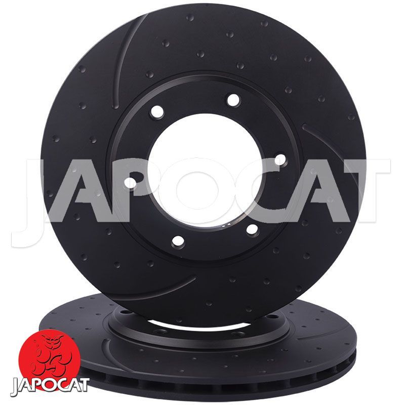 DISQUE de FREIN Avant Rainuré/Pointé RDA (La Paire)