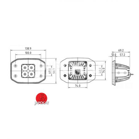 PROJECTEUR ADDITIONNEL LED