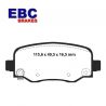 BRAKE PADS Set (Rear) (EBC Ultimax)