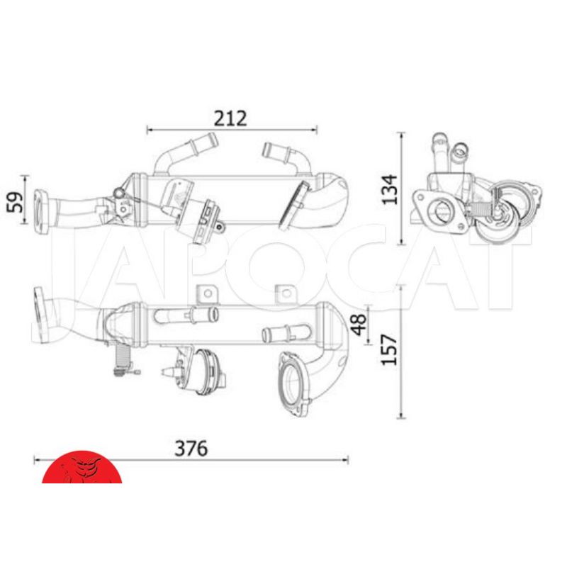 REFROIDISSEUR EGR [Origine Constructeur]