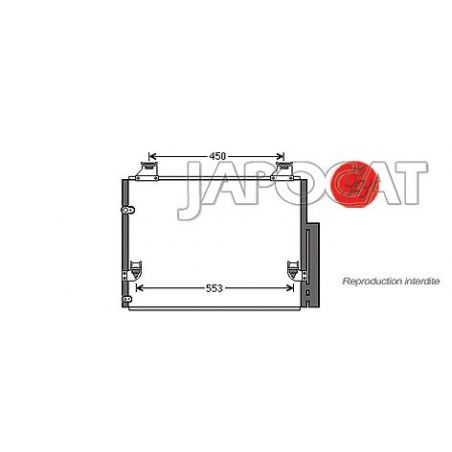 CONDENSEUR TOYOTA